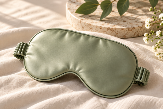 Sage Serenity Satin Sleep Mask